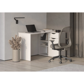 Стол письменный, арт.6-011110, рамух белый (ГК) в Верхней Пышме - verhnyaya-pyshma.mebel-e96.ru