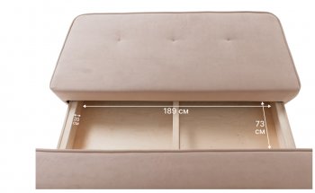 Диван-кровать 1001 бежевый (Brendoss) в Верхней Пышме - verhnyaya-pyshma.mebel-e96.ru