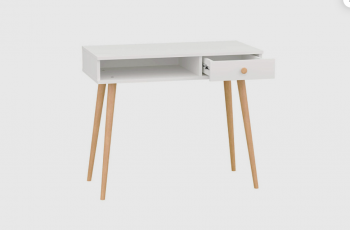 Стол письменный, арт.6-01101, белый (ГК) в Верхней Пышме - verhnyaya-pyshma.mebel-e96.ru