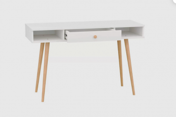 Стол письменный, арт.6-01102, белый (ГК) в Верхней Пышме - verhnyaya-pyshma.mebel-e96.ru