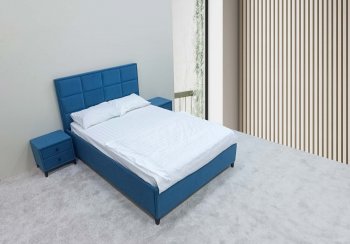Кровать с подъемным механизмом Мега синий (Лин) в Верхней Пышме - verhnyaya-pyshma.mebel-e96.ru