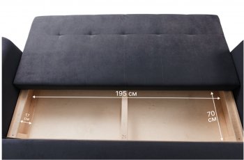Диван 920 Графит (Brendoss) в Верхней Пышме - verhnyaya-pyshma.mebel-e96.ru