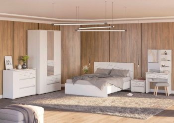 Кровать двуспальная Аделина (ГК) в Верхней Пышме - verhnyaya-pyshma.mebel-e96.ru