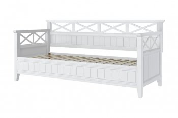 Кровать из массива Амелия белый античный (БМ) в Верхней Пышме - verhnyaya-pyshma.mebel-e96.ru