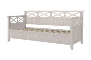 Кровать из массива Амелия льняной (БМ) в Верхней Пышме - verhnyaya-pyshma.mebel-e96.ru