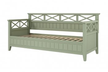 Кровать из массива Амелия зеленый самшит (БМ) в Верхней Пышме - verhnyaya-pyshma.mebel-e96.ru