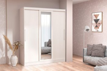 Шкаф-купе 1700 мм 3-х дверный с 1-м зеркалом (арт. 012) бодега (Диал) в Верхней Пышме - verhnyaya-pyshma.mebel-e96.ru