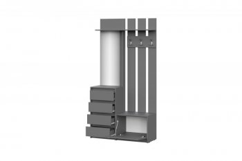 Прихожая Айден ВШ06-1100 серый графит (ИЦ) в Верхней Пышме - verhnyaya-pyshma.mebel-e96.ru