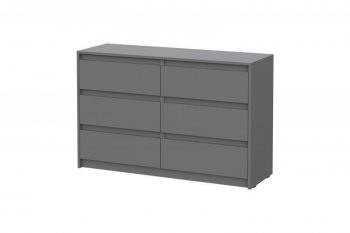 Комод Айден КМ06-1200 серый графит (ИЦ) в Верхней Пышме - verhnyaya-pyshma.mebel-e96.ru | фото