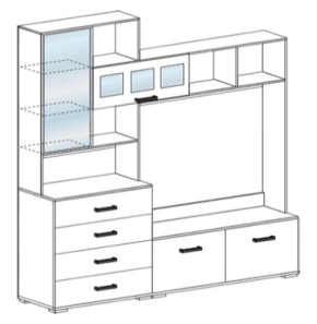 Стенка Яна ТВ 751 (СтендМ) в Верхней Пышме - verhnyaya-pyshma.mebel-e96.ru