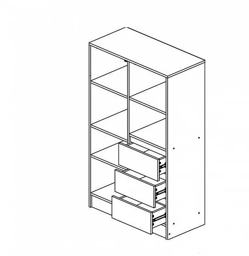 Шкаф комбинированный Челси Color (Миф) в Верхней Пышме - verhnyaya-pyshma.mebel-e96.ru