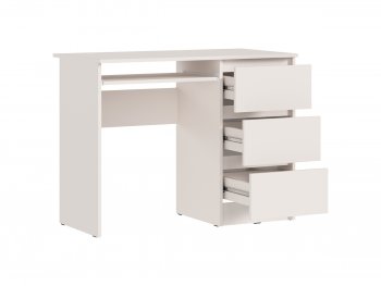 Письменный стол + Стеллаж Челси кашемир (Миф) в Верхней Пышме - verhnyaya-pyshma.mebel-e96.ru