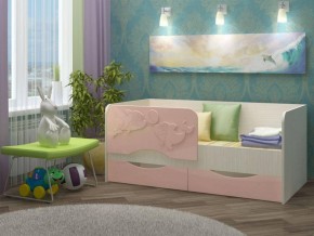 Детская кровать Дельфин-2 МДФ розовый, 80х160 в Верхней Пышме - verhnyaya-pyshma.mebel-e96.ru