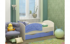 Детская кровать Дельфин-3 МДФ голубой, 80х160 в Верхней Пышме - verhnyaya-pyshma.mebel-e96.ru