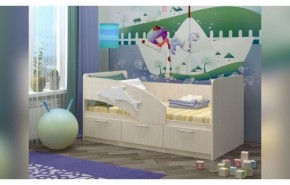 Детская кровать Дельфин-5 80х160 (Р) в Верхней Пышме - verhnyaya-pyshma.mebel-e96.ru