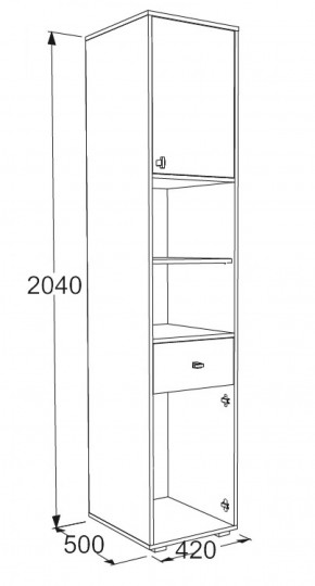 Набор детской мебели Омега-18 (модульная) в Верхней Пышме - verhnyaya-pyshma.mebel-e96.ru