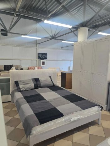 Кровать из массива Джали льняной (БМ) в Верхней Пышме - verhnyaya-pyshma.mebel-e96.ru