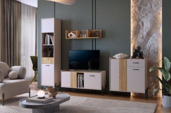 Стенка Доминика модульная  (Мебельсон) в Верхней Пышме - verhnyaya-pyshma.mebel-e96.ru