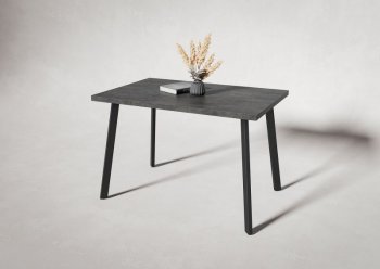 Стол нераздв. Дублин 32 КРАФТ В2, ЛДСП Цемент темный (Вудман) в Верхней Пышме - verhnyaya-pyshma.mebel-e96.ru