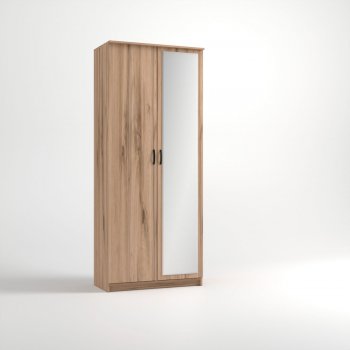 Шкаф 960 мм 2-х ств. «Дуэт Люкс» с зеркалом (Эко) в Верхней Пышме - verhnyaya-pyshma.mebel-e96.ru