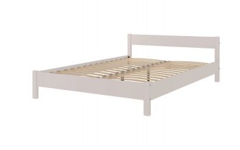 Кровать из массива Эби Льняной (БМ) в Верхней Пышме - verhnyaya-pyshma.mebel-e96.ru