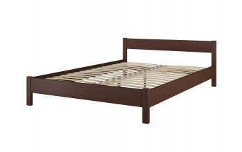 Кровать из массива Эби Орех (БМ) в Верхней Пышме - verhnyaya-pyshma.mebel-e96.ru