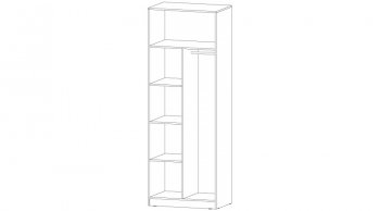 Шкаф 800 мм Элегант Белый (Лин) в Верхней Пышме - verhnyaya-pyshma.mebel-e96.ru