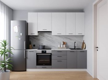 Кухонный гарнитур Элеганция 2400 мм Sanvut в Верхней Пышме - verhnyaya-pyshma.mebel-e96.ru