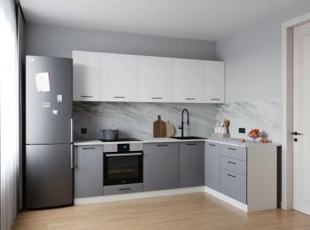 Угловой кухонный гарнитур Элеганция 2600*1600 мм Sanvut в Верхней Пышме - verhnyaya-pyshma.mebel-e96.ru