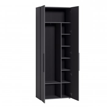 Шкаф модульный Эйр, графит (Моби) в Верхней Пышме - verhnyaya-pyshma.mebel-e96.ru