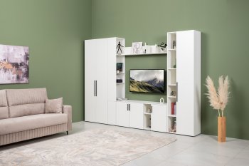 Шкаф торцевой Эйр 16.323 белый (Моби) в Верхней Пышме - verhnyaya-pyshma.mebel-e96.ru