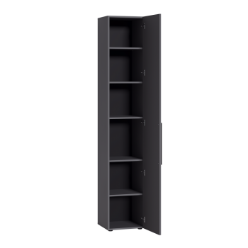 Шкаф модульный Эйр, графит (Моби) в Верхней Пышме - verhnyaya-pyshma.mebel-e96.ru