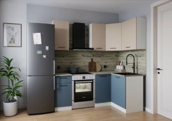 Кухонный гарнитур угловой Фьюжн 2000*1200 мм (Sanvut) в Верхней Пышме - verhnyaya-pyshma.mebel-e96.ru