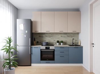 Кухонный гарнитур Фьюжн 2200 мм (Санвут) в Верхней Пышме - verhnyaya-pyshma.mebel-e96.ru