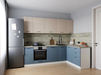 Угловой кухонный гарнитур Фьюжн 2600*1600 мм Sanvut в Верхней Пышме - verhnyaya-pyshma.mebel-e96.ru