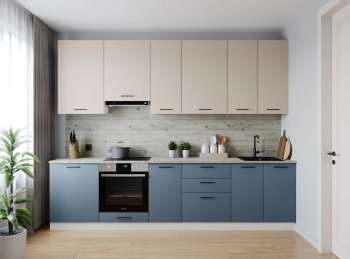 Кухонный гарнитур высокий Фьюжн 3000 мм (Санвут) в Верхней Пышме - verhnyaya-pyshma.mebel-e96.ru