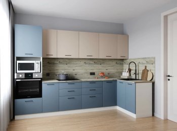 Угловой кухонный гарнитур Фьюжн 3200*1400 мм (Санвут) в Верхней Пышме - verhnyaya-pyshma.mebel-e96.ru