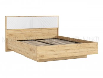 Кровать парящая Флэш крафт/белый (Миф) в Верхней Пышме - verhnyaya-pyshma.mebel-e96.ru | фото