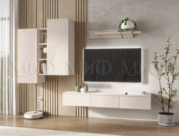 Стенка Флэш комп.2 кашемир (Миф) в Верхней Пышме - verhnyaya-pyshma.mebel-e96.ru