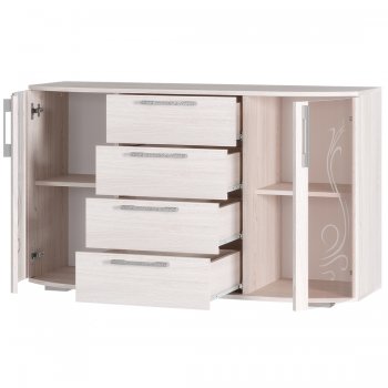 Комод Флорида ясень белый (БТС) в Верхней Пышме - verhnyaya-pyshma.mebel-e96.ru