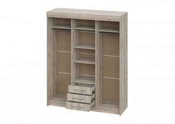 Шкаф-купе 1700 мм Фортуна (Дуб крафт серый) (ИЦ) в Верхней Пышме - verhnyaya-pyshma.mebel-e96.ru