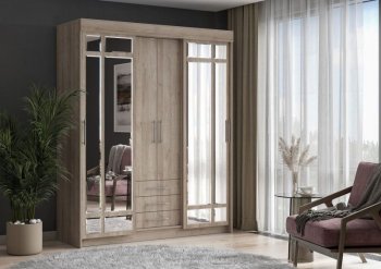 Шкаф-купе 1700 мм Фортуна (Дуб крафт серый) (ИЦ) в Верхней Пышме - verhnyaya-pyshma.mebel-e96.ru