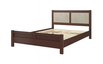 Кровать из массива Фрида Орех (БМ) в Верхней Пышме - verhnyaya-pyshma.mebel-e96.ru