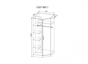 Стенка Софи (модульная) (ДСВ) в Верхней Пышме - verhnyaya-pyshma.mebel-e96.ru