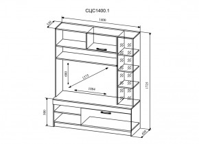 Стенка Софи (модульная) (ДСВ) в Верхней Пышме - verhnyaya-pyshma.mebel-e96.ru