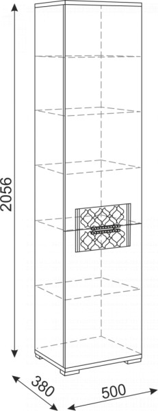 Стенка Тиффани модульная (Риннер) в Верхней Пышме - verhnyaya-pyshma.mebel-e96.ru