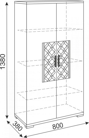 Стенка Тиффани модульная (Риннер) в Верхней Пышме - verhnyaya-pyshma.mebel-e96.ru