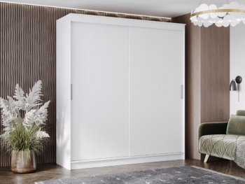 Шкаф-купе 2000 мм Гранд-1 ЛДСП, белый гладкий (Эра) в Верхней Пышме - verhnyaya-pyshma.mebel-e96.ru