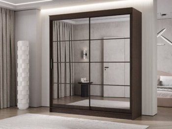 Шкаф-купе 2000 мм Гранд-1 зеркало/зеркало, венге (Эра) в Верхней Пышме - verhnyaya-pyshma.mebel-e96.ru