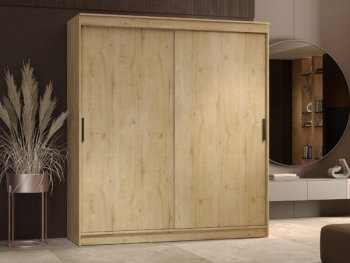 Шкаф-купе 2000 мм Гранд-1 ЛДСП, дуб вотан (Эра) в Верхней Пышме - verhnyaya-pyshma.mebel-e96.ru